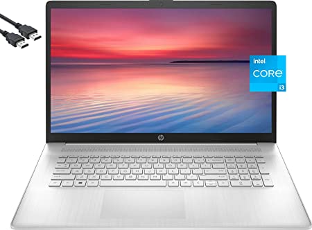 HP 2023 Newest Pavilion 17.3 HD  IPS Laptop Computer, 11th Gen Intel 4-Core i3-1125G4(Beat i5-1035G4), 32GB RAM, 1TB PCIe SSD, Intel UHD Graphics, HDMI, WiFi, Bluetooth,Win11 S, w/Fauqibey HDMI Cable