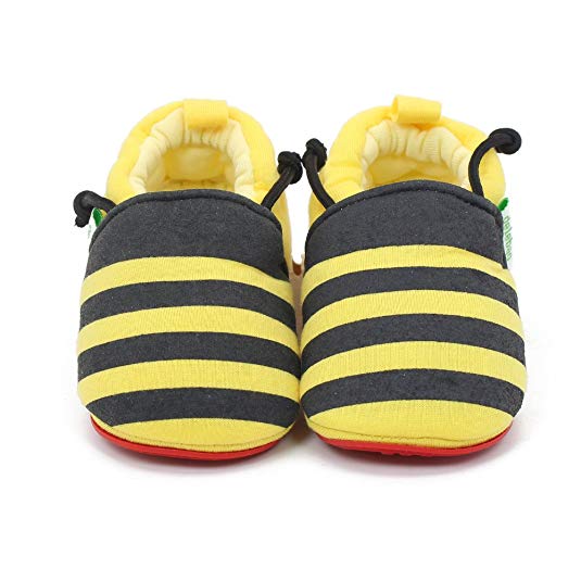 Delebao Baby Infant Toddler Cartoon Rubber Sole Crib Shoes Slippers Prewalker 0-24 Months