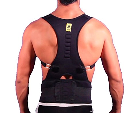Agon Posture Corrector Support Back Brace - Relieves Neck, Back and Spine Pain - Improves Posture Clavicle Brace Size L/XL