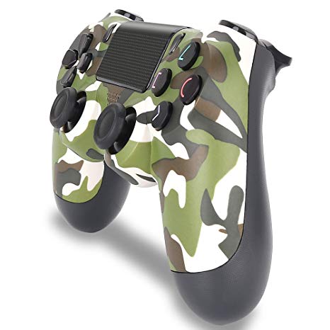 PS4 Wireless Controller - JUEGO PS4 Remote for Playstation 4 Control, Green Camouflage