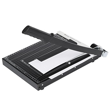 Pagacat Guillotine Trimmer Professional Heavy Duty Desktop Stack Paper Cutter for Home Office[US Stock] (A4-type2)