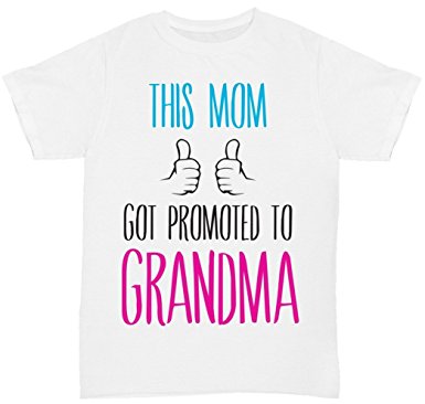 Gender Reveal Party - Baby Announcement - "Promoted Grandma" Shirt - New Grandmother Gifts