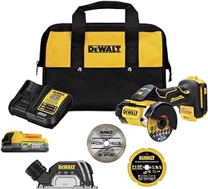 DEWALT 20V MAX Cordless Angle Grinder Kit, 3-in. (DCS438E1)