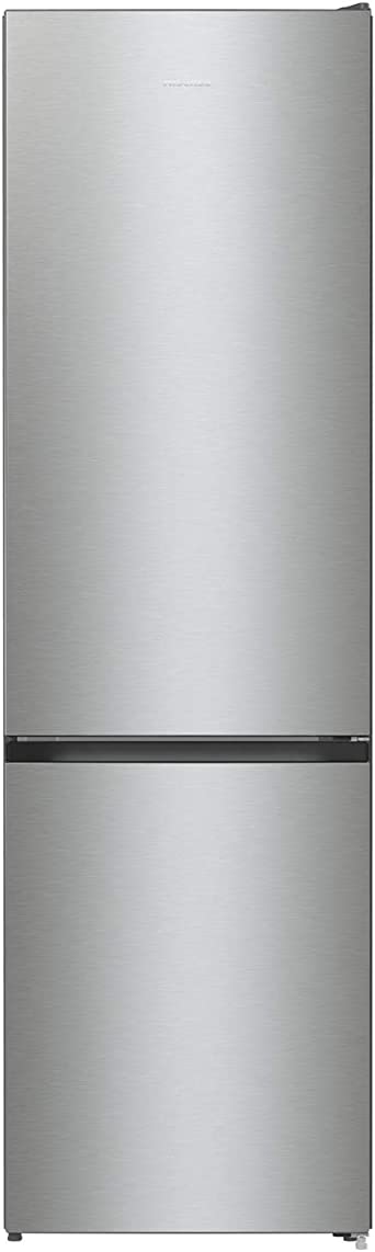 Hisense RB434N4AC2 Frigorifero Combinato a libera installazione, Total No frost con doppia porta reversibile, Inox Look, Altezza 200 cm, capacità netta 331 L