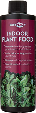 Liquid Indoor Plant Food, All-Purpose Indoor Plant Fertilizer, Liquid Plant Food, Easy Peasy Plants House Plant Fertilizers 4-3-4 Plant Nutrients, House Plant Food