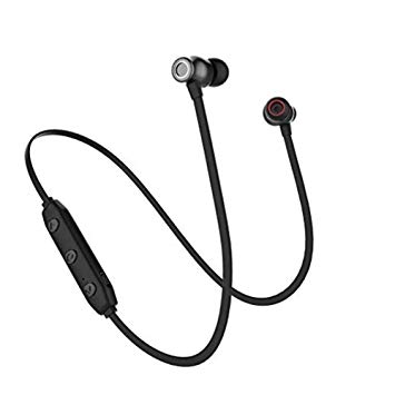 Earphones Bluetooth Wireless - Neckband Headsets Built-in Mic Sweatproof HD Stereo Noise Cancelling Earbuds - 8 Hours of Playing Sports Earphones, Suitable for Cycling, Gym Running, Walking (Cylinde)