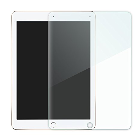 MoKo iPad Mini 3 / 2 / 1 Screen Protector, [Scratch Terminator] Premium HD Clear 9H Hardness Tempered Glass Screen Protector Film for iPad Mini3, Mini2 and Mini (2012 1st gen) Tablet, Crystal CLEAR