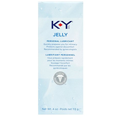 K-Y Jelly Personal Water Based Lubricant, 4 oz(Pack of 5)