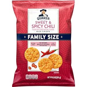 Quaker Rice Crips, Sweet & Spicy Chili, Gluten Free, 8.5 Oz