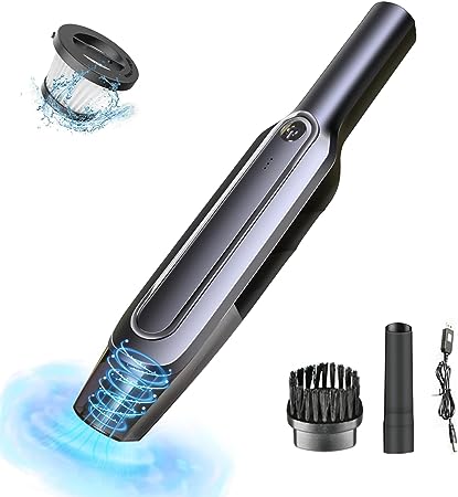 Triplast Handheld Vacuum Cordless,Car Vacuum Cordless Rechargeable,8000 PA Powerful Suction Car Hand Held Vacuum Cleaner,Can be Cleaned Quickly,Portable Vacuum for Home,Car,Pet Hair,Wet and Dry