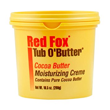 Red Fox Tub O' Butter Cocoa, Moisturizing Creme, 10.5 Ounce