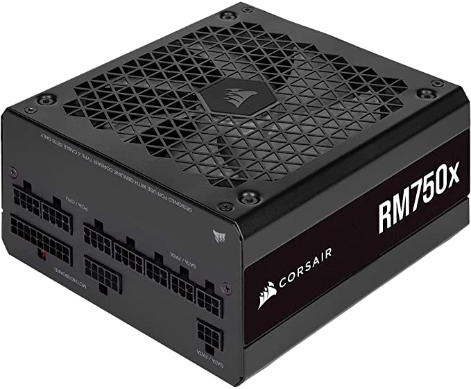 Corsair RMX Series (2021), RM750x, 750 Watt, Gold, Fully Modular Power Supply