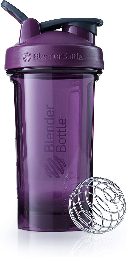 BlenderBottle Pro Series Shaker Bottle, 24-Ounce, Plum