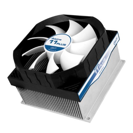 ARCTIC Alpine 11 Plus CPU Cooler - Intel, Supports Multiple Sockets, 92mm PWM Fan at 23dBA