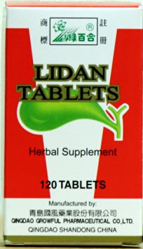 Lidan 120 Tablet Bottle of LV Bai He Brand Dietary Supplements from Solstice Medicine Company