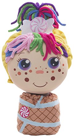 Flip Zee Girls Zandy Candy Sweet and Cuddly 2-in-1 Plush Doll