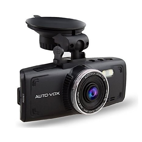 Dashboard Camera AUTO-VOX D1 Superior Night Vision Full HD Dash Cam Car Recorder with G-sensor (Free 32G Card)