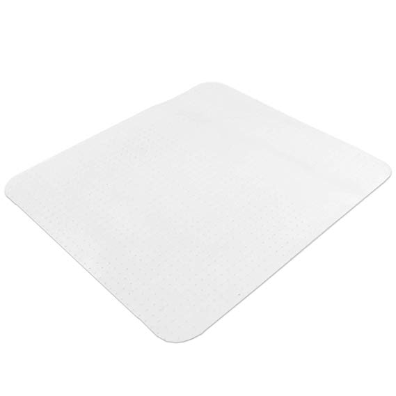 Ilyapa Heavy Duty Office Chair Mat, 36 x 48 Inches - Clear, Durable PVC Chair Mat for Carpeted Floors - Protective Floor Mat for Office, Computer Desk Chair Mat