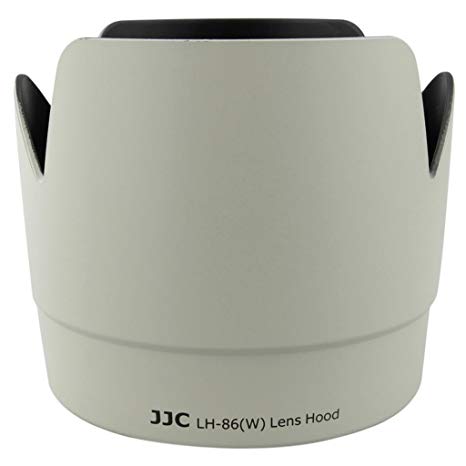 JJC LH-86 Professional Lens Hood for Canon 70-200mm 2.8 L is USM Lens White, Replaces Canon ET-86