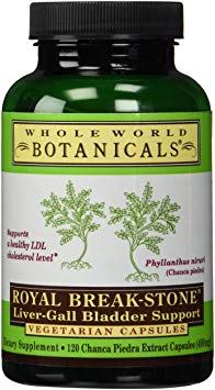 Whole World Botanicals Royal Break-Stone Liver-Gall Bladder Support 400 mg 120 Vegetarian Capsules