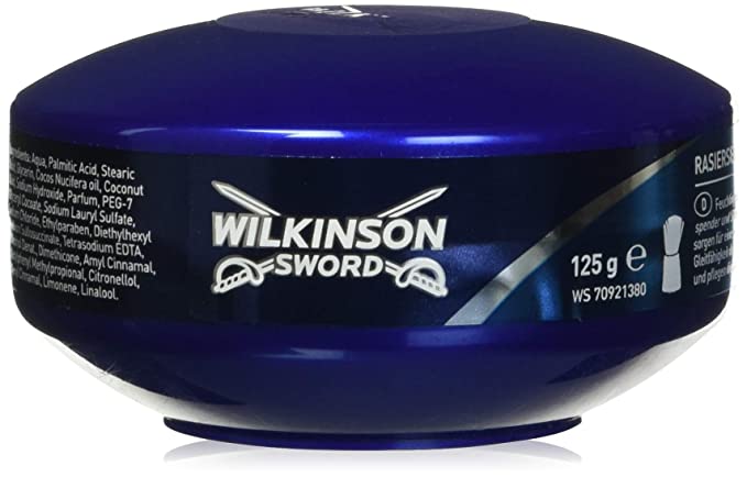 Wilkinson Sword Mens Traditional Classic Shaving Soap Bowl, 125 Gram