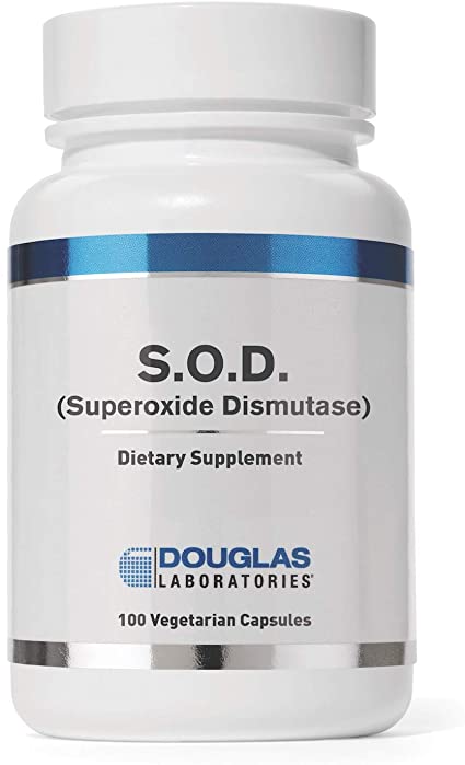 Douglas Laboratories - S.O.D. (Superoxide Dismutase) - Superoxide Dismutase from Liver Extract - 100 Capsules