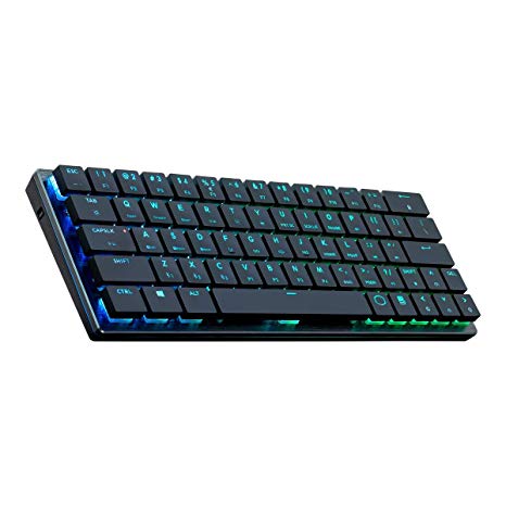 Cooler Master SK-621-GKLR1-US SK621 60% Mechanical Keyboard with Cherry MX Low Profile Switches and Brushed Aluminum Design