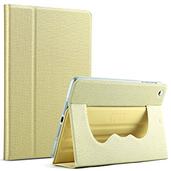 iPad Mini 3 Case,iPad Mini Case,ULAK Ultra Slim 360 Rotating Smart Stand Case Cover for Apple iPad Mini 1/ iPad Mini 2/ iPad Mini 3 with Sleep/Wake Feature (Champagne Gold)