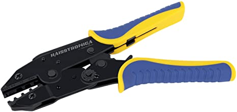 Haisstronica Crimping Tool for Non-Insulated Terminal,AWG 22-6 Ratchet Wire Crimper Tool,Wire Terminal Crimper HS-7327