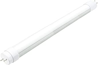 F15T8 LED Tube Light,120V,7W,18"Length,5500K Daylight White,Rotatable End Caps,Frosted Cover,Replacement for Bulb,18 Inch Led Tube Light(120v 1-Pack)