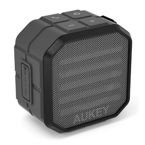 Bluetooth Speaker, AUKEY Portable Wireless Outdoor Speaker with Water Resistant, Enhanced Bass, Build-in Microphone for iPhone, iPad, Samsung & More