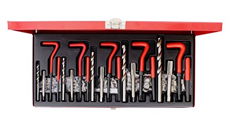 ABN 131-Piece Metric Thread Repair Set – Damaged Helicoil-Type Thread Master Repair Kit for Automotive Repairs