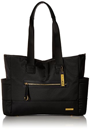 Skip Hop Chelsea 2-in-1 Downtown Chic Diaper Tote, Black