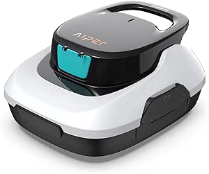 AIPER Scuba SE Robotic Pool Cleaner, Cordless Robotic Pool Vacuum, Lasts up to 90 Mins, Ideal for above Ground Pools, Automatic Cleaning with Self-Parking Capabilities