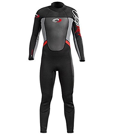 Osprey Men's Origin 5/4mm Winter Wetsuit - Black/Red