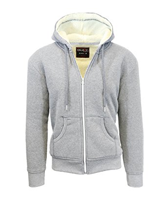 Galaxy by Harvic Men's Sherpa Lined Hoodie