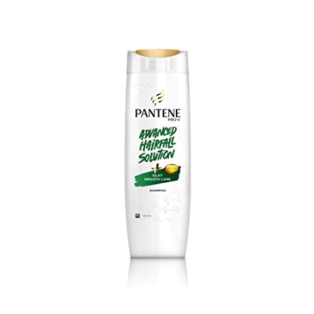 Pantene Advanced Hairfall Solution, Silky Smooth Care Shampoo, Pack of 1, 340ML, Green