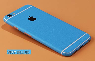 Toeoe Full Body Sticker, iPhone 6 Plus / 6s Plus Matte Skin, Full Body Decal Sticker Film Screen Protector for iPhone 6 Plus / iPhone 6S Plus (Sky Blue)
