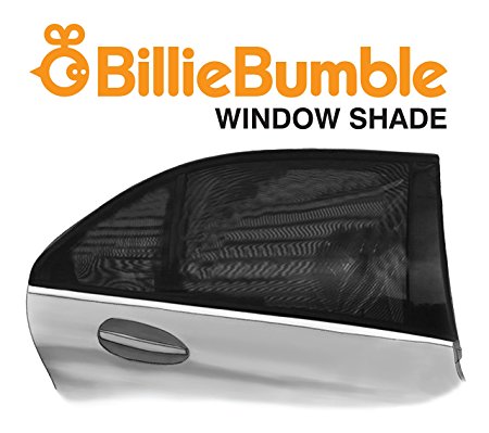 Car Window Shade - Backseat Protection from UV Rays to Protect Your Baby from the Sun. Best Premium Universal Fit Sunshade Sock Cover. Roll Down Your Side Windows Easy While in Use. 2 Pack in Black