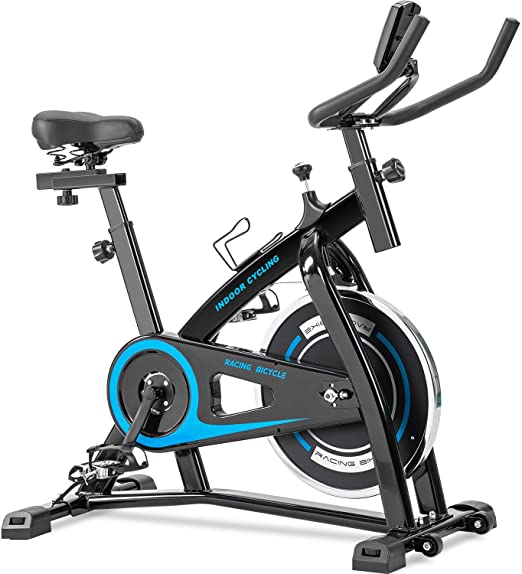 Merax Exercise Bike Indoor Cycling Bike Cycle Trainer Adjustable Stationary Bike 330LBS Weight Capacity