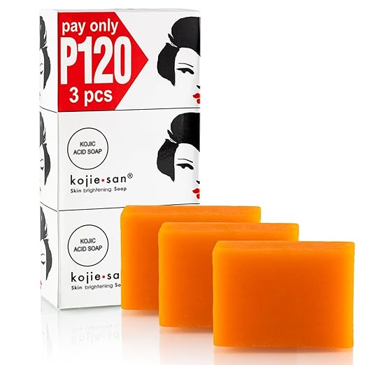 Skin Science Original Kojie San Facial Beauty Soap - 100g, 3 Bars Per Pack - Guaranteed Authentic