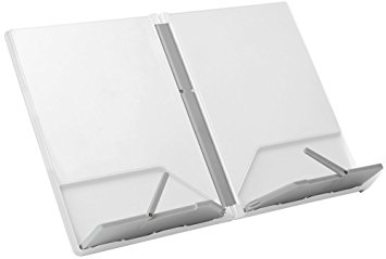 Joseph Joseph CookBook Compact Folding Bookstand, White and Gray