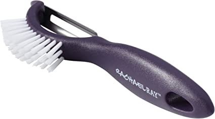 Rachael Ray Tools and Gadgets 3-in-1 Potato Peeler/Brush, Veg-A-Peel, Purple