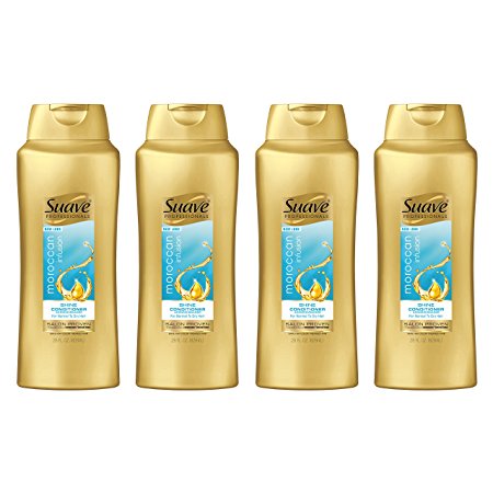 Suave Professionals Shine Conditioner Moroccan Infusion 28 oz, 4 count