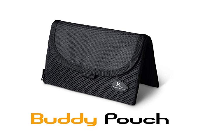 Running Buddy Magnetic Buddy Pouch: Magnet Pocket Pouches for Cell Phones, iPhone & Other Gear - Beltless Runners Waist Bag for Running, Jogging, Hiking & Cycling