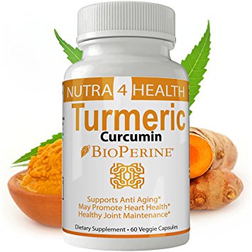 Turmeric Curcumin Supplement | Tumeric MD Capsules Powder Extract Contains 95% Curcuminoids - Anti Inflammatory Supplement - Turmeric Pills Root Powder - Strongest Antioxidant- 100% Herbal Product