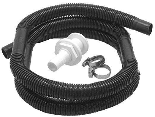 Shoreline Marine Bilge Pump Plumbing Kit with 3/4-Inch X 5-Feet Hose