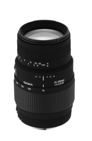 Sigma 70-300mm f4-56 DG Macro Telephoto Zoom Lens for Minolta and Sony SLR Cameras