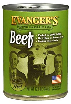 EVANGER'S Classic Beef Supplement for Dogs, 12 Pack, 13-Ounce Cans