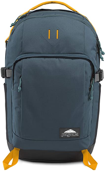 JanSport Gnarly Gnapsack 30 Backpack - Stylish and Practical Laptop Bag, Dark Slate Ripstop, 30L